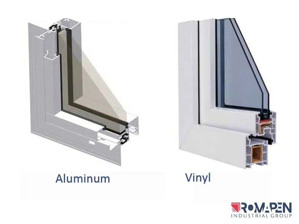 مقایسه پنجره دوجداره آلومینیومی و پنجره دوجداره UPVC